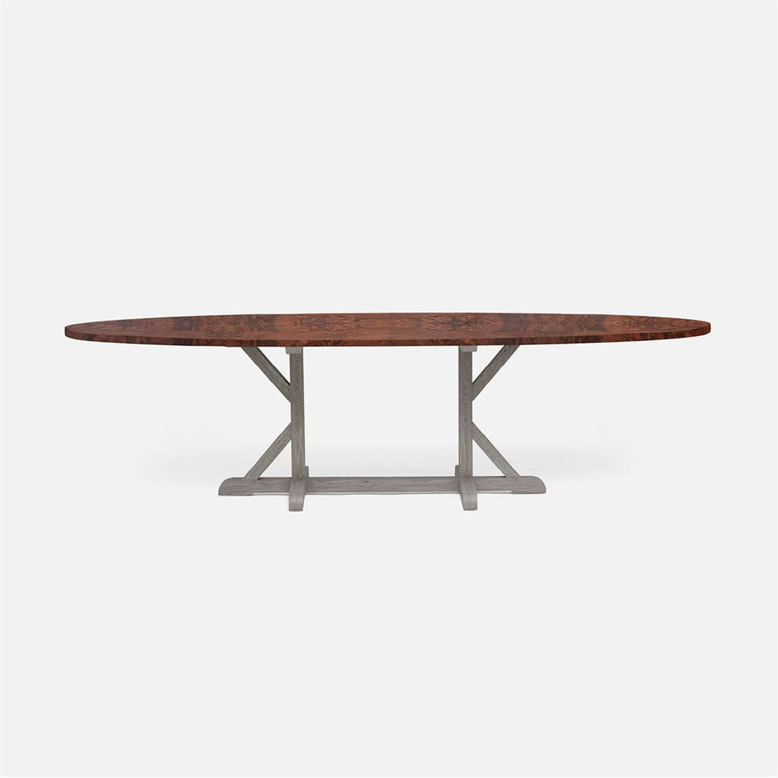 Made Goods Dane Oval Farm Dining Table in Veneer