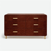 Made Goods Dante Leather 60-Inch Dresser