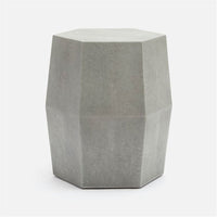 Made Goods Daryl Hexagonal Vintage Faux Shagreen Stool