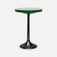 Made Goods Delancy Bistro Side Table in Shell