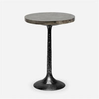 Made Goods Delancy Bistro Side Table in Pyrite