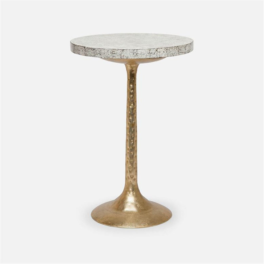 Made Goods Delancy Bistro Side Table in Shell