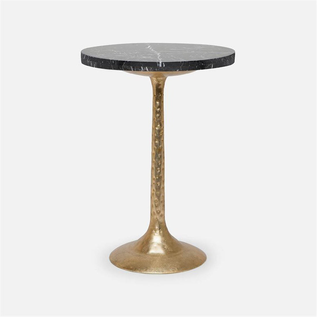 Made Goods Delancy Bistro Side Table in Marble