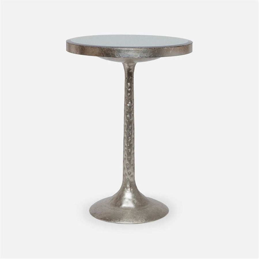 Made Goods Delancy Bistro Side Table in Antiqued Mirror