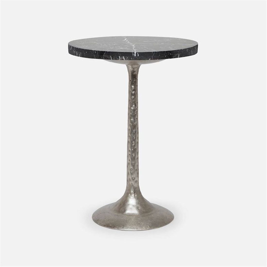 Made Goods Delancy Bistro Side Table in Marble