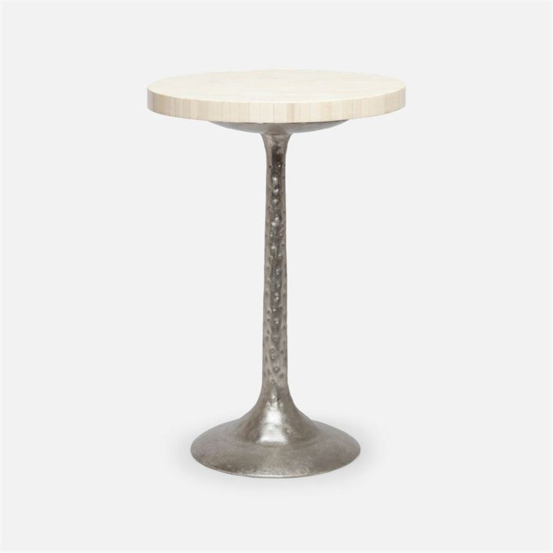 Made Goods Delancy Bistro Side Table in Natural Bone