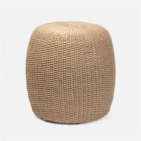 Made Goods Elias Twisted Faux Wicker Outdoor Stool