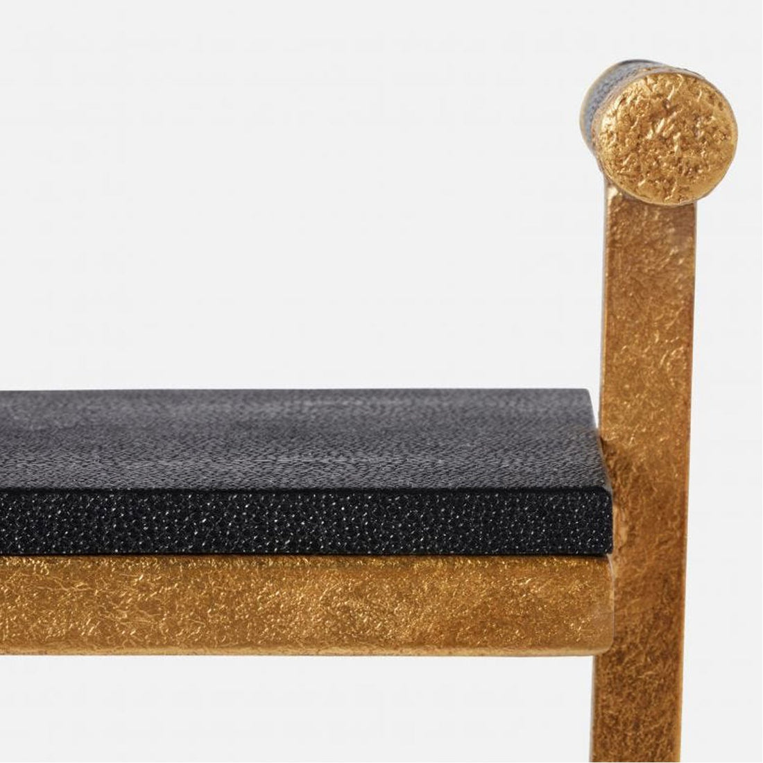 Made Goods Ellery Realistic Faux Shagreen Accent Table