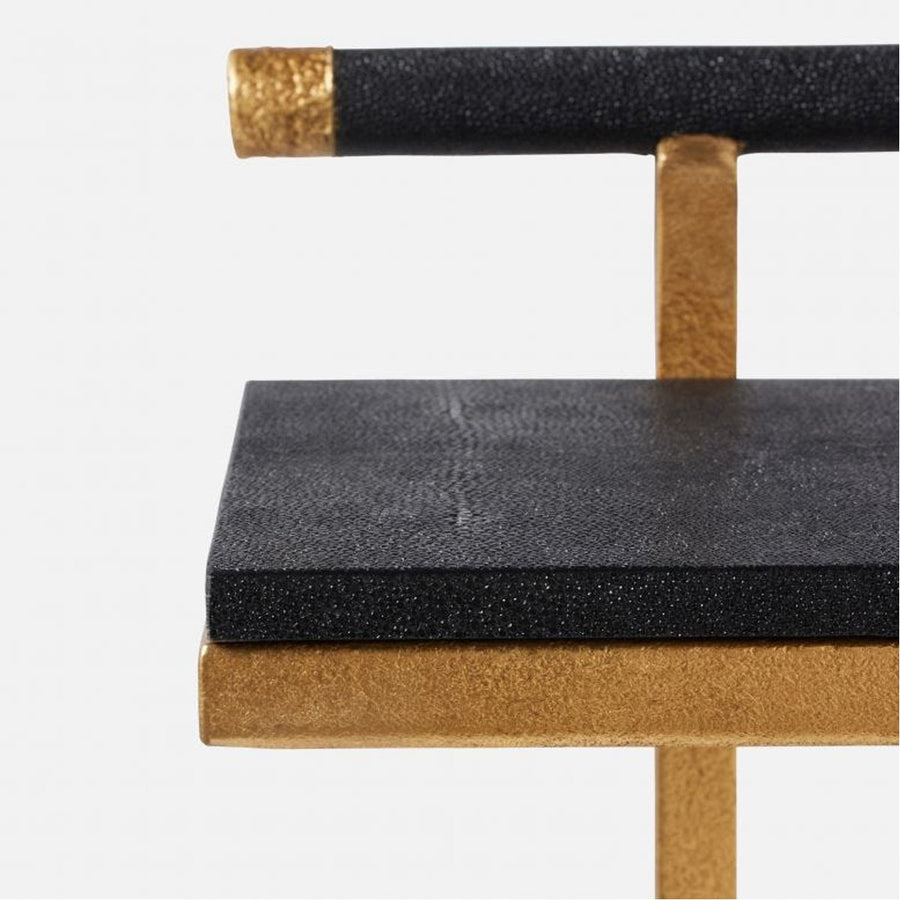 Made Goods Ellery Realistic Faux Shagreen Laptop Table