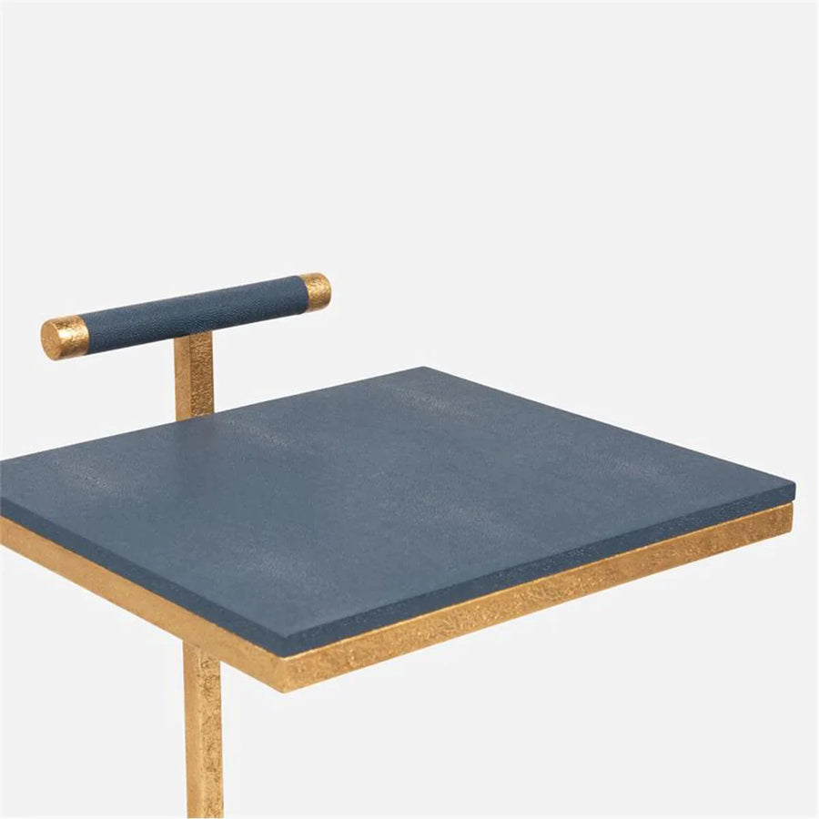 Made Goods Ellery Realistic Faux Shagreen Laptop Table