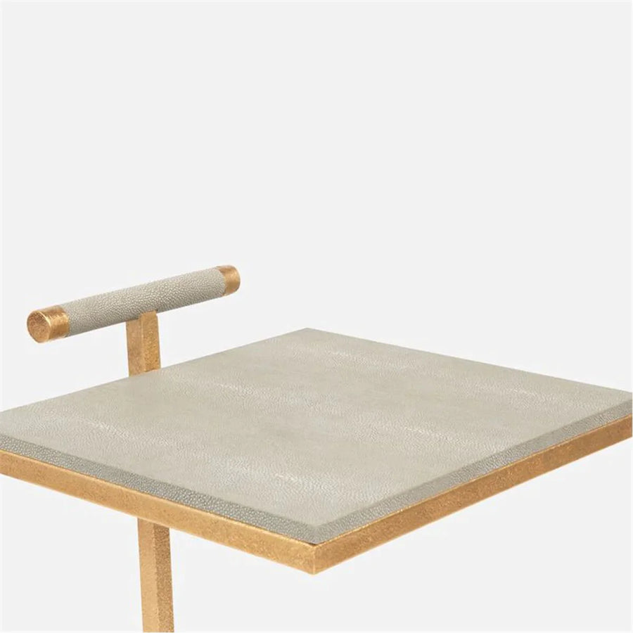 Made Goods Ellery Realistic Faux Shagreen Laptop Table