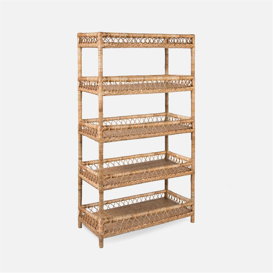 Made Goods Elwood Rattan Bookcase