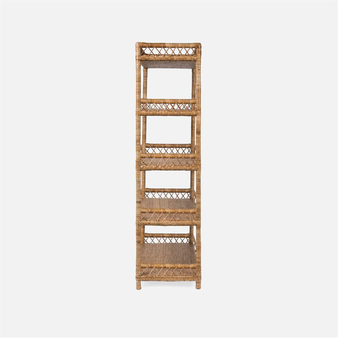 Made Goods Elwood Rattan Bookcase