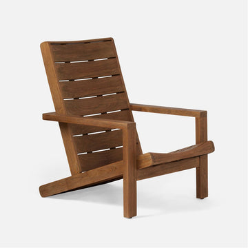 Made Goods Endecott Modern Teak Outdoor Lounge Chair