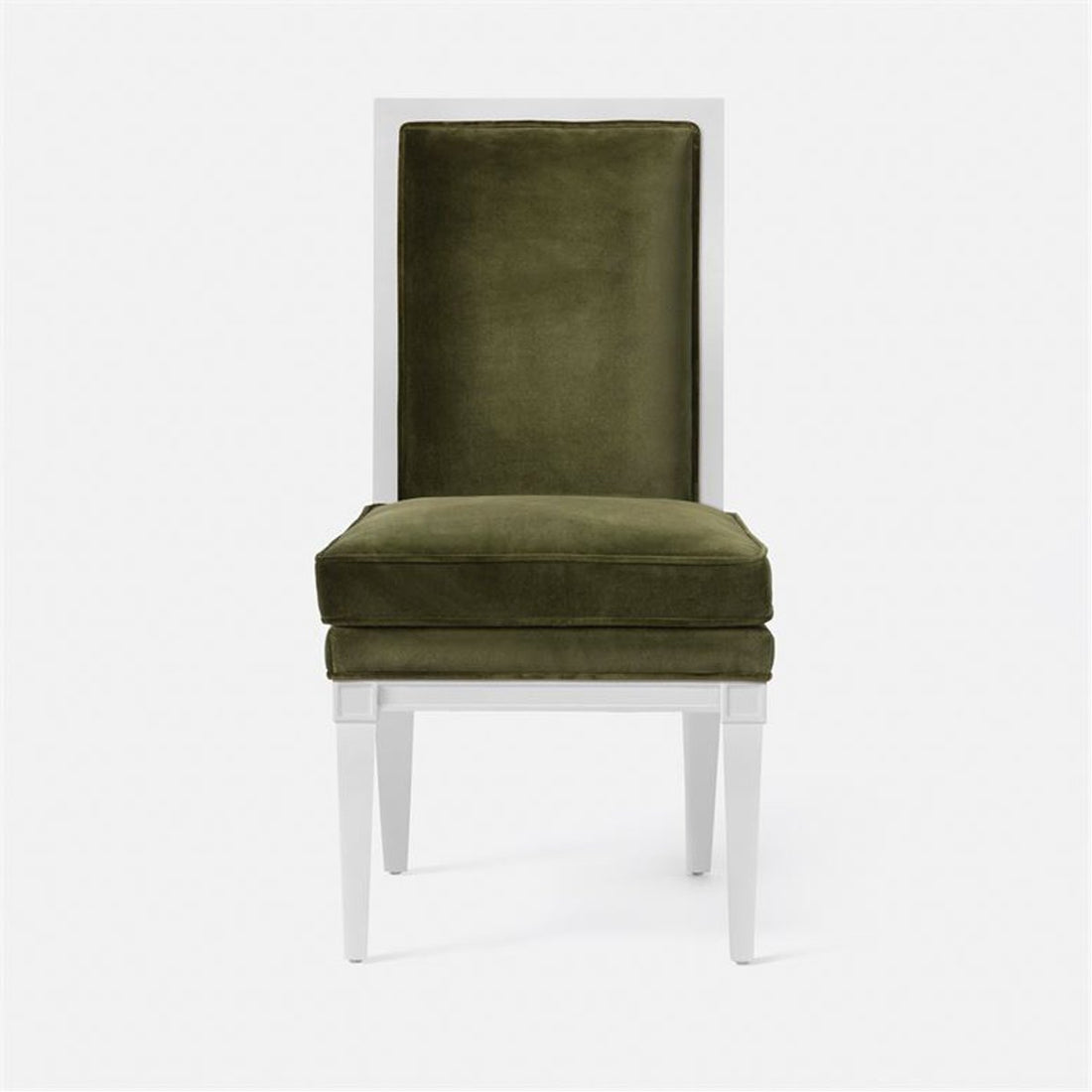 Made Goods Evan Dining Chair in Bassac Shagreen Leather