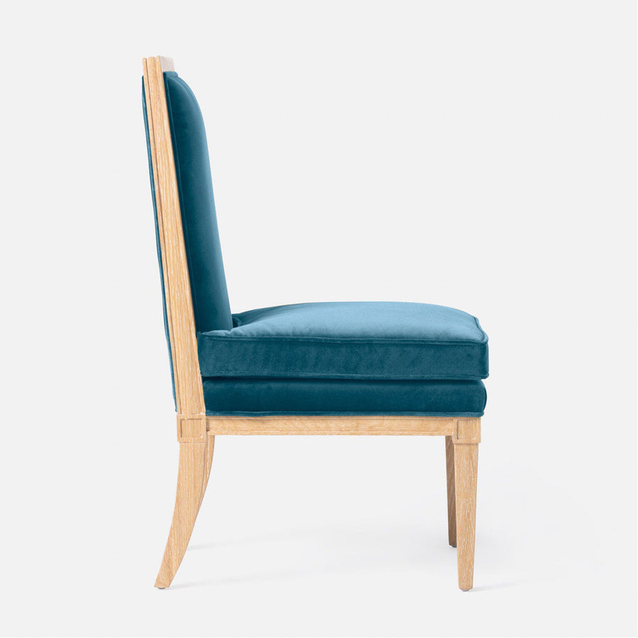 Made Goods Evan Upholstered Dining Chair in Clyde Fabric