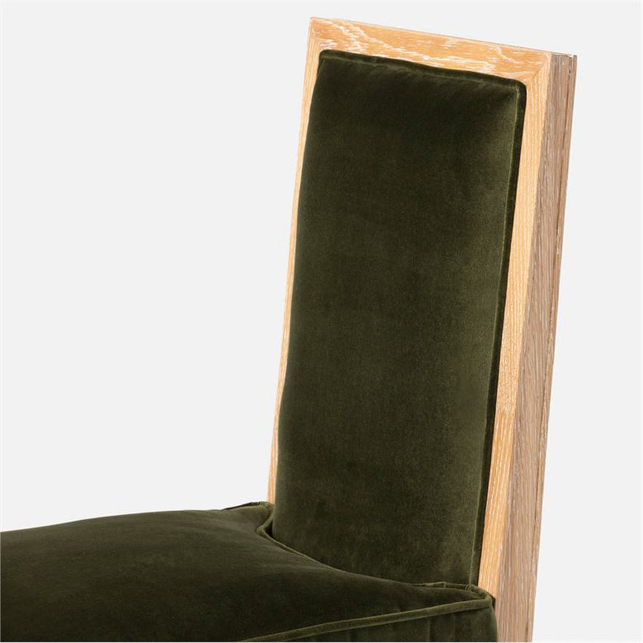 Made Goods Evan Dining Chair in Bassac Shagreen Leather