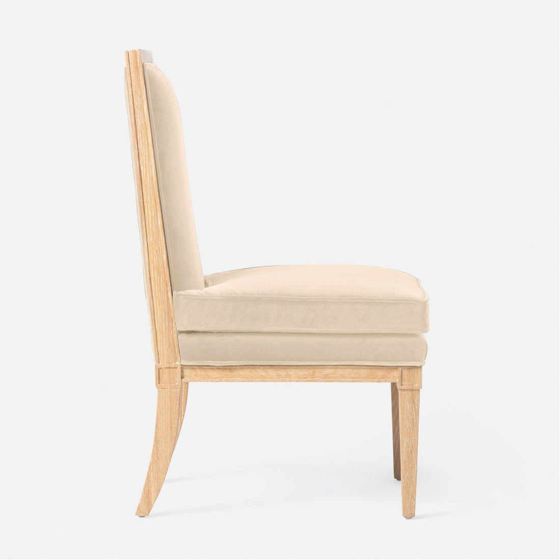 Made Goods Evan Upholstered Dining Chair in Danube Fabric