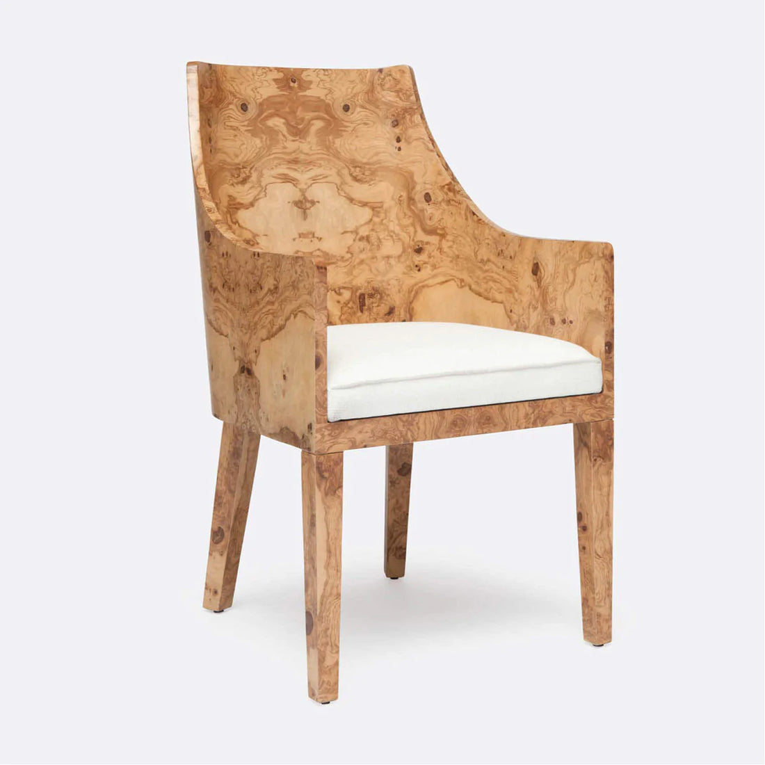 Made Goods Everett Olive Ash Arm Chair in Clyde Fabric