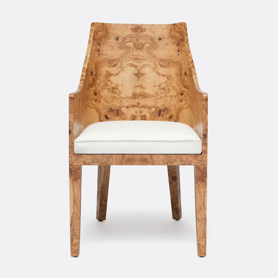 Made Goods Everett Wood Upholstered Arm Chair in Alsek Fabric