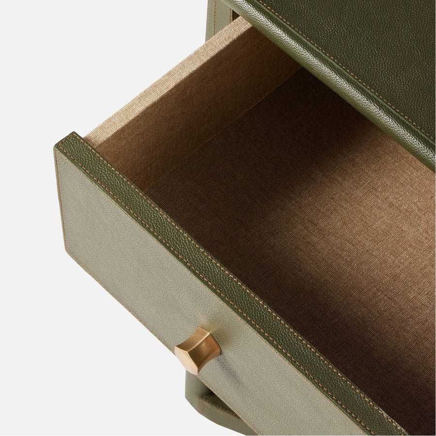 Made Goods Farlan Full-Grain Leather Bookshelf