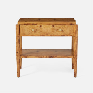 Made Goods Fenwick Mappa Burlwood Double Nightstand