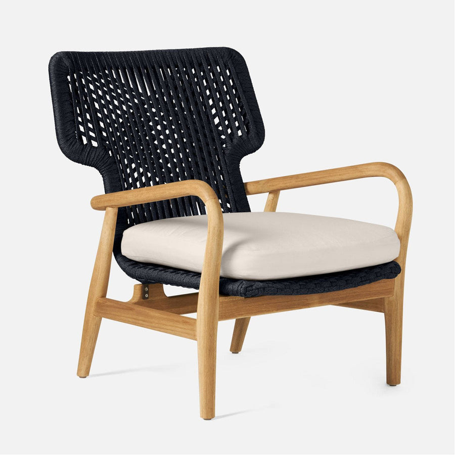 Made Goods Garrison Outdoor Lounge Chair in Weser Fabric