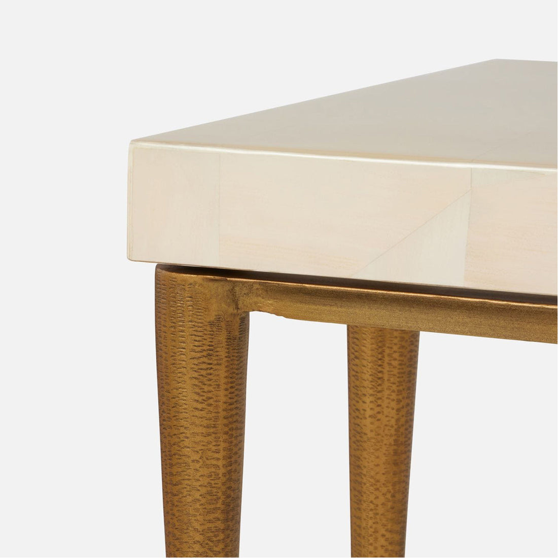 Made Goods Giordano Console Table in Faux Horn