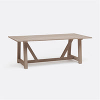 Made Goods Godal Teak Outdoor Dining Table