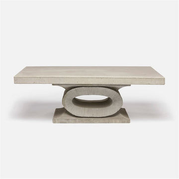 Made Goods Grier Keyhole Base Concrete Outdoor Coffee Table