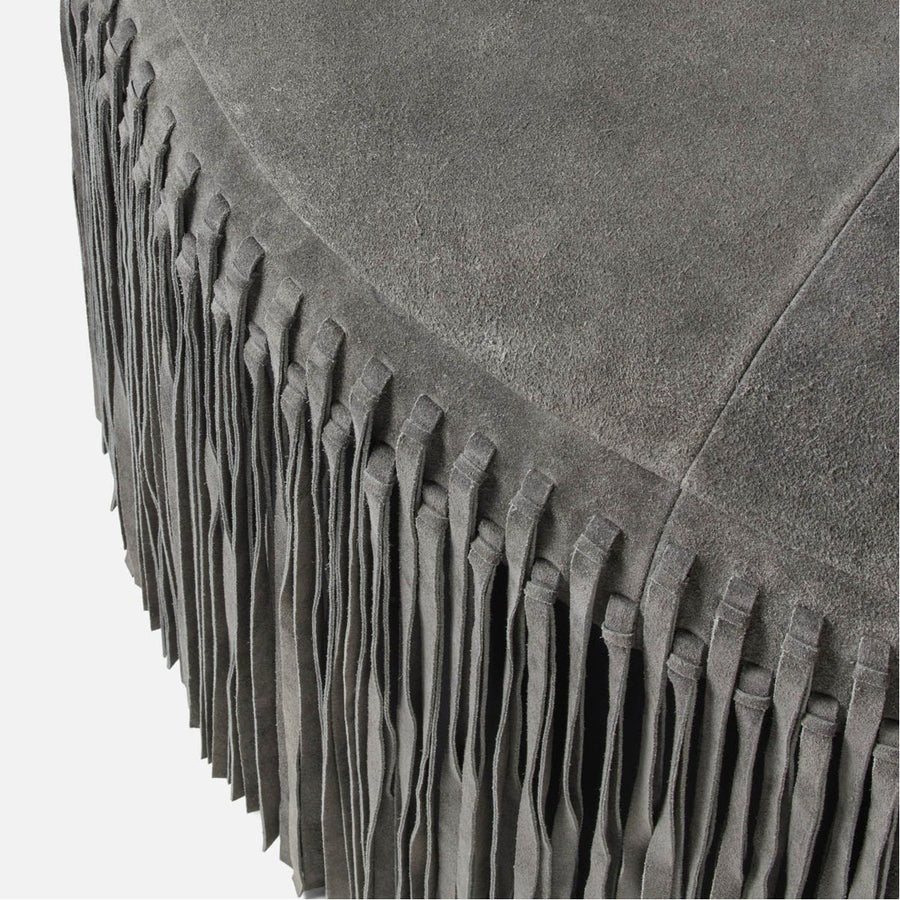 Made Goods Hallie Suede Fringe Coffee Table