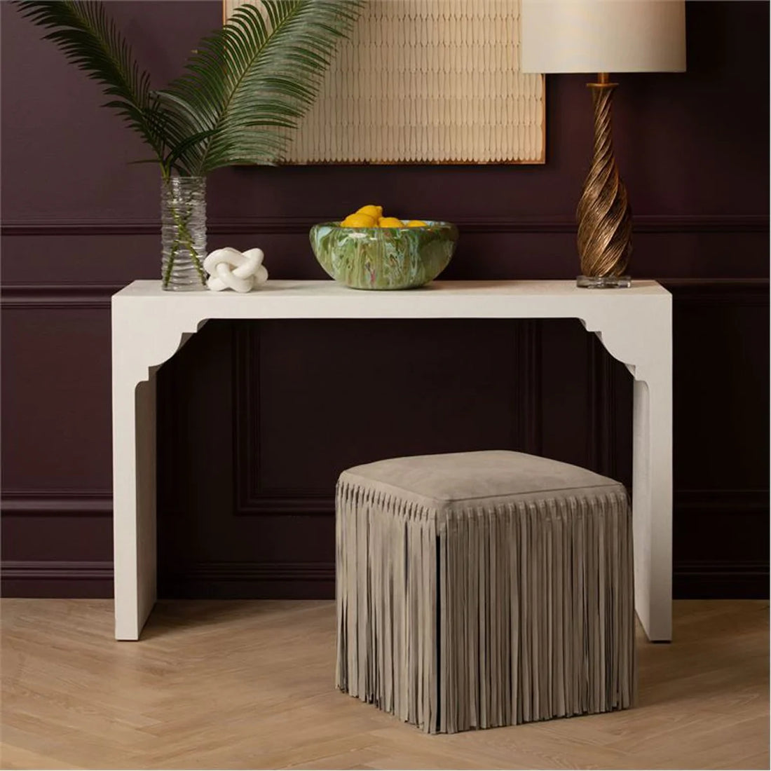 Made Goods Hallie Suede Stool