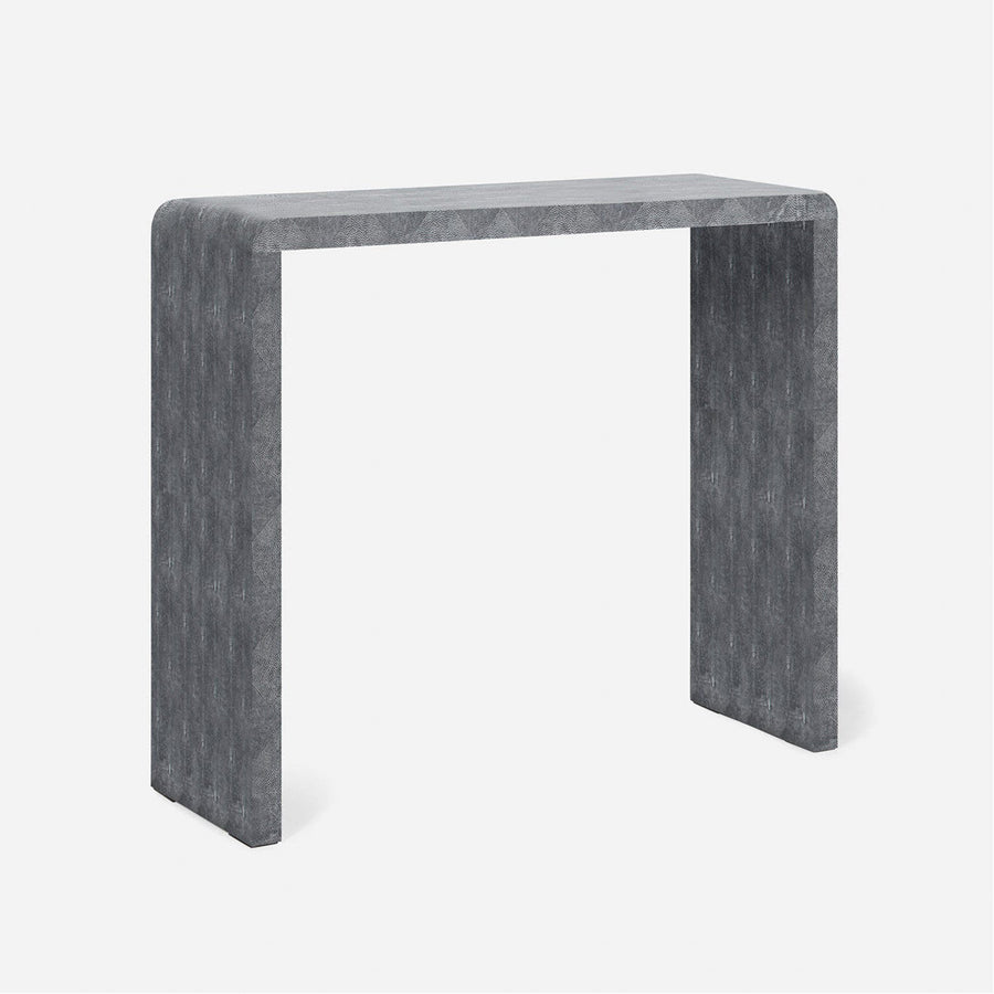 Made Goods Harlow Faux Shagreen Console Table