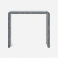 Made Goods Harlow Faux Shagreen Console Table