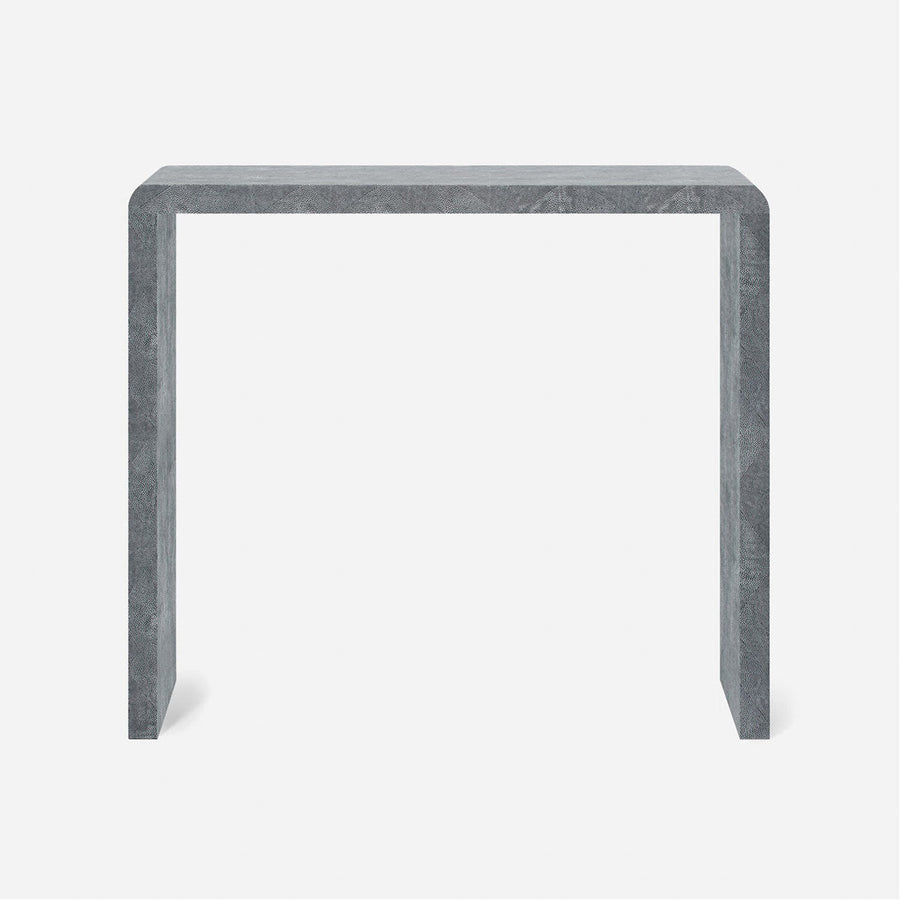 Made Goods Harlow Faux Shagreen Console Table