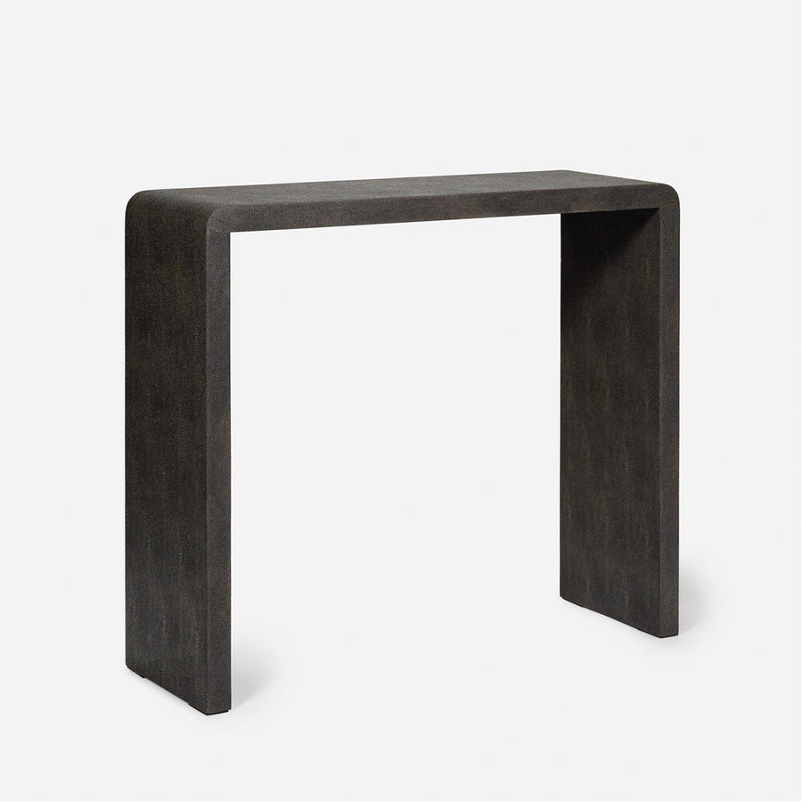 Made Goods Harlow Faux Shagreen Console Table