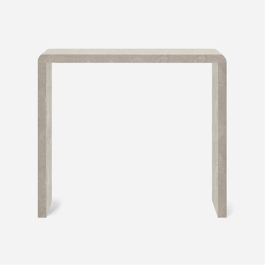 Made Goods Harlow Faux Shagreen Console Table