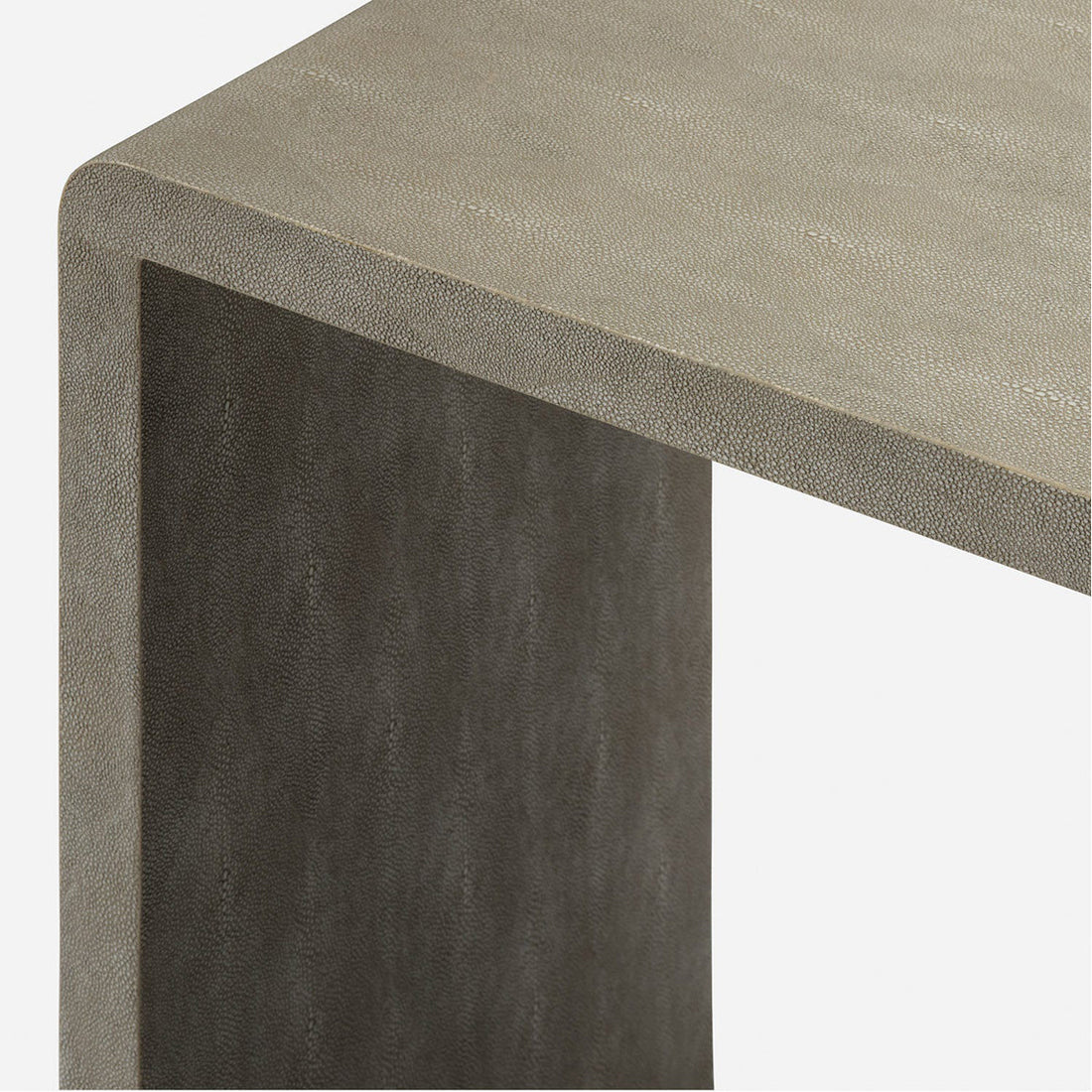 Made Goods Harlow Faux Shagreen Console Table