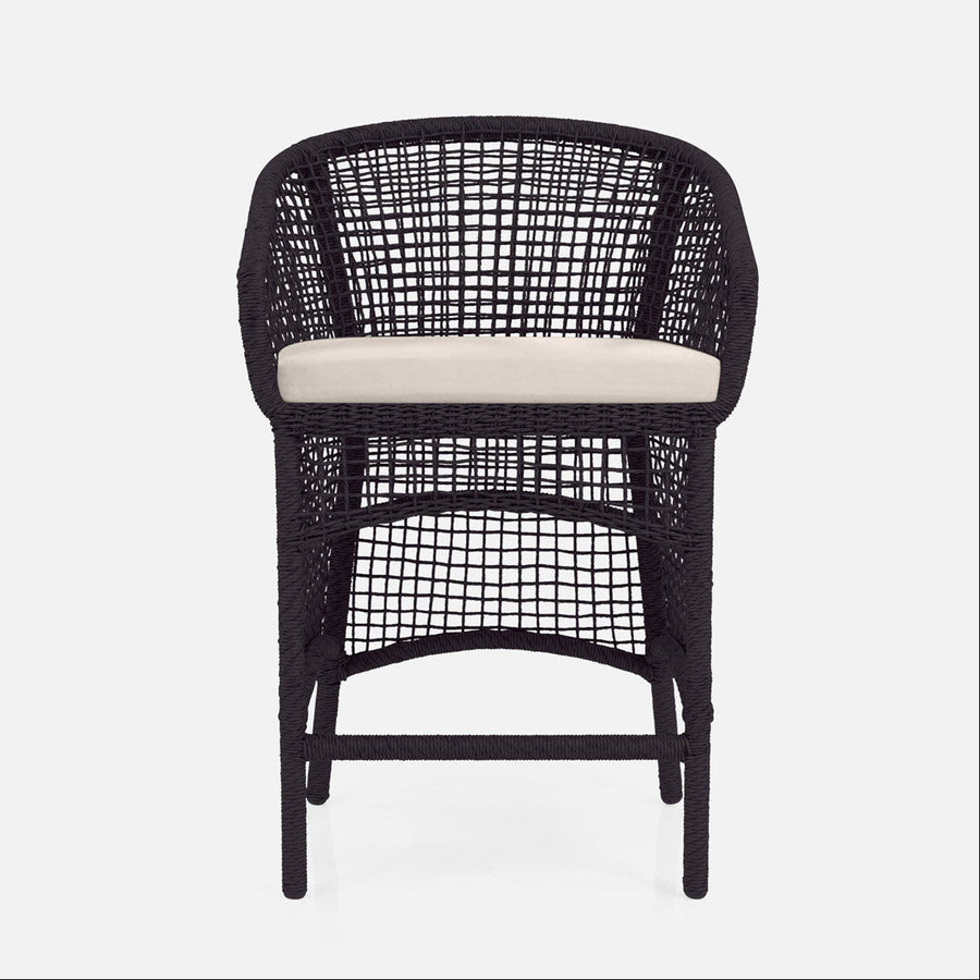 Made Goods Helena Open-Weave Barrel Outdoor Counter Stool in Weser