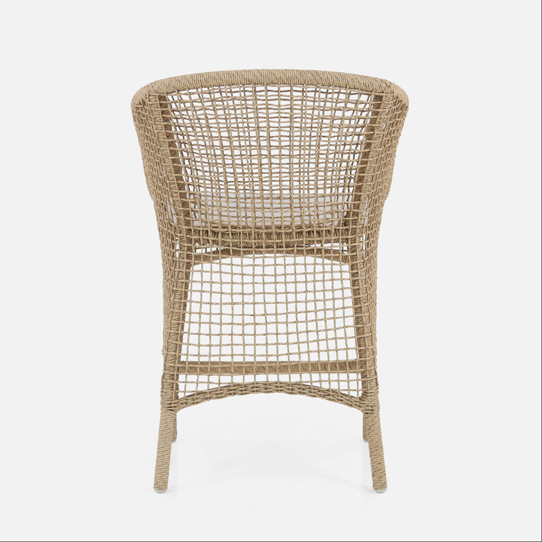 Made Goods Helena Open-Weave Barrel Outdoor Counter Stool in Volta