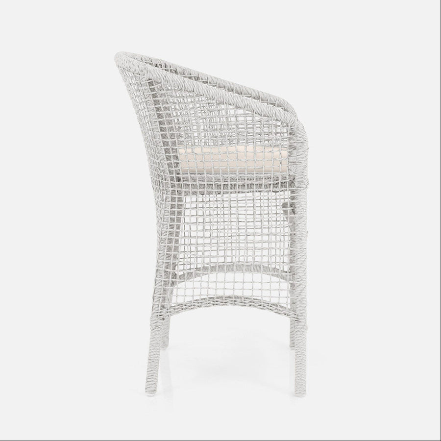 Made Goods Helena Open-Weave Barrel Outdoor Counter Stool in Volta