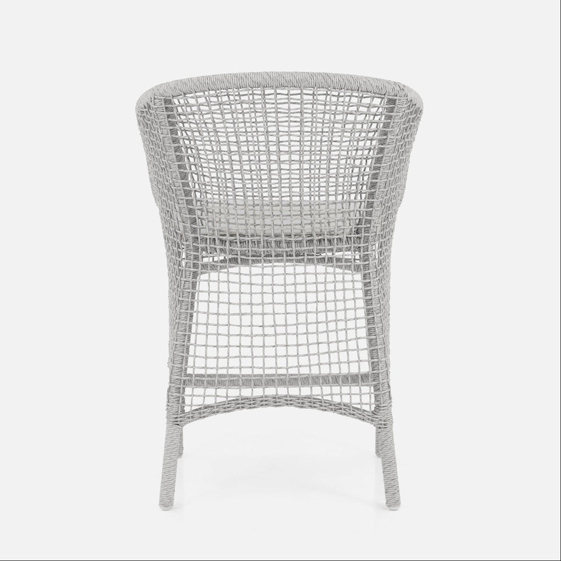 Made Goods Helena Open-Weave Barrel Outdoor Counter Stool in Danube