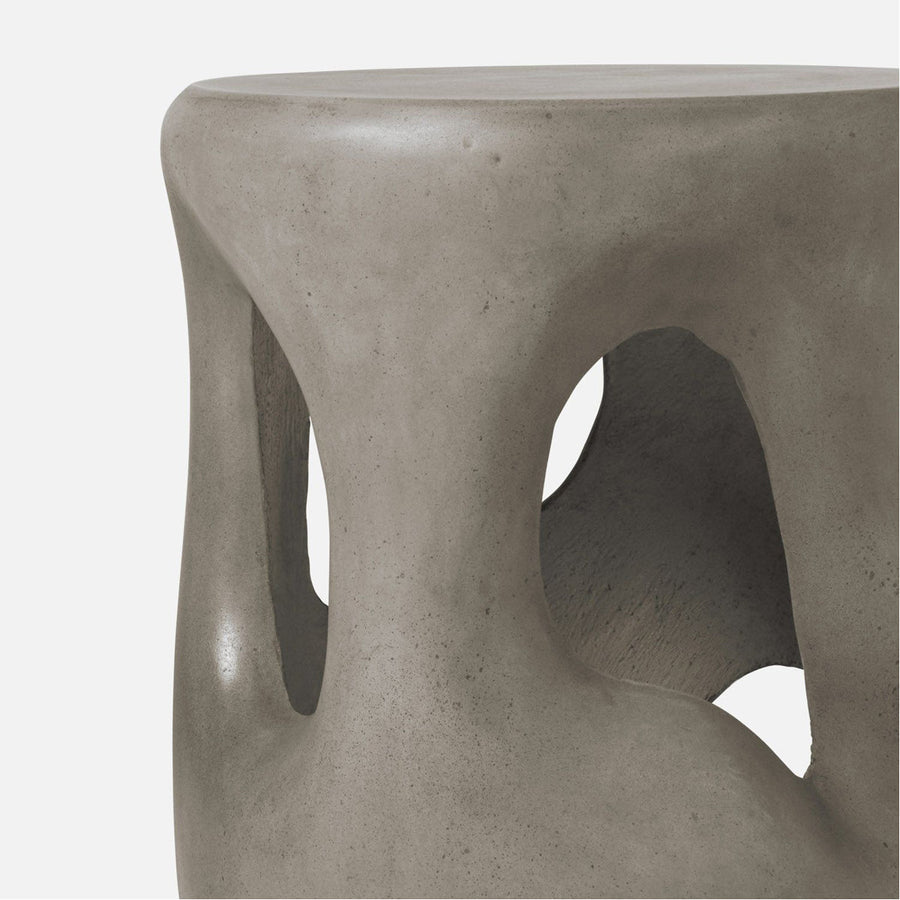 Made Goods Hyde Sculptural Concrete Outdoor Stool