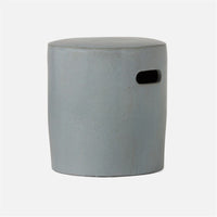 Made Goods Idris Cylinder Stoneware Outdoor Stool with Handles