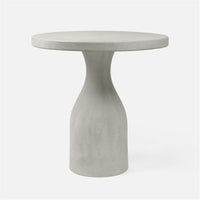 Made Goods Irving Concrete Outdoor Bar Table in Light Gray