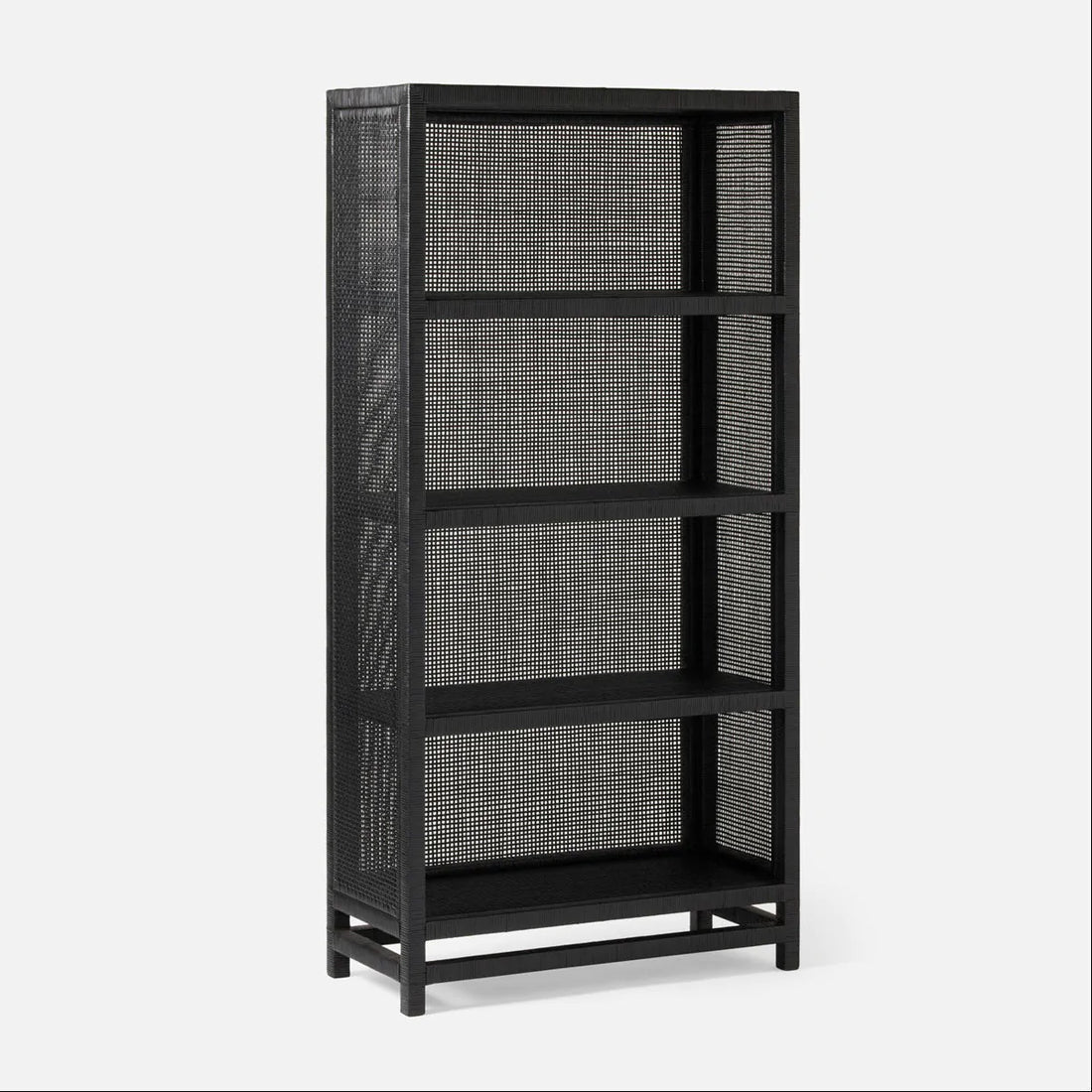 Made Goods Isla Woven Rattan Bookcase