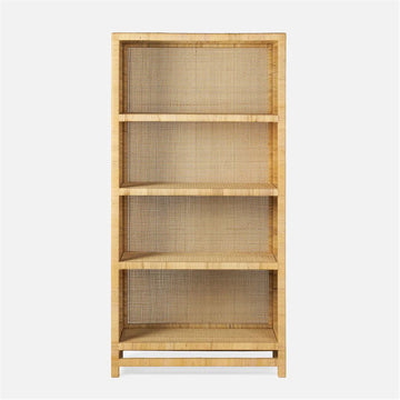 Made Goods Isla Woven Rattan Bookcase