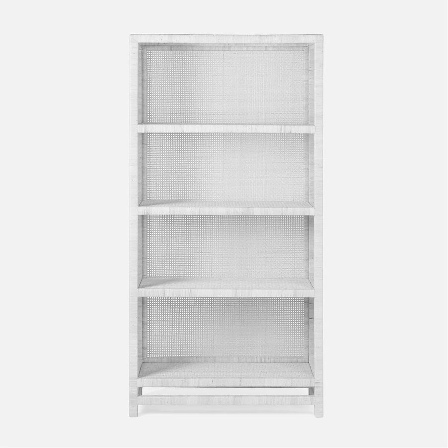 Made Goods Isla Woven Rattan Bookcase