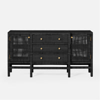 Made Goods Isla Deep Drawer Peeled Rattan Buffet