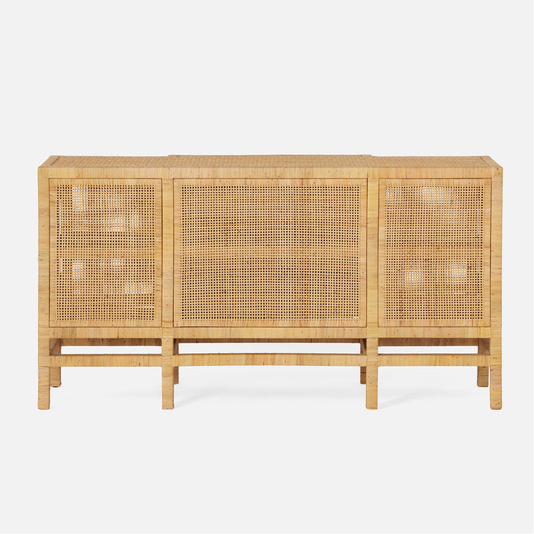 Made Goods Isla Deep Drawer Peeled Rattan Buffet